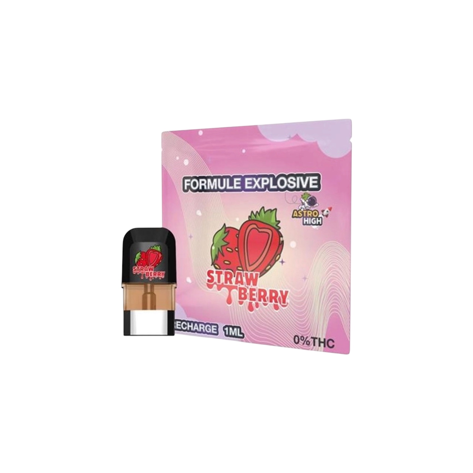 Recharge kit He Astro High Strawberry